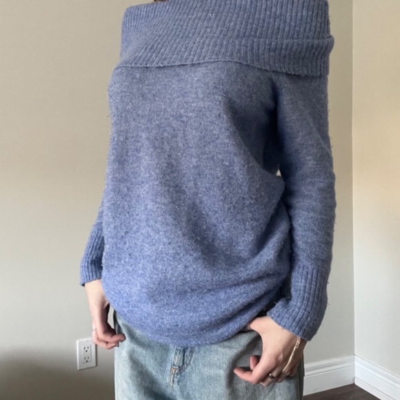 Aritzia (Wilfred Free) - Eisha Sweater Dress in Blue: Women's Size S - Picture 5 of 7